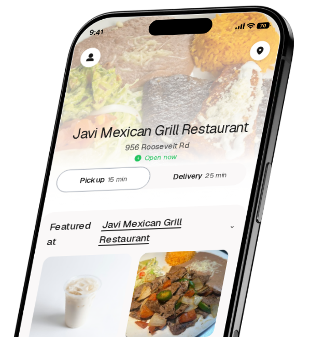 Javi Mexican Grill Restaurant app preview