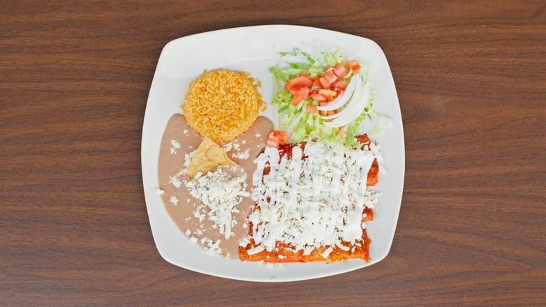 Enchiladas De Queso / Cheese Enchiladas.